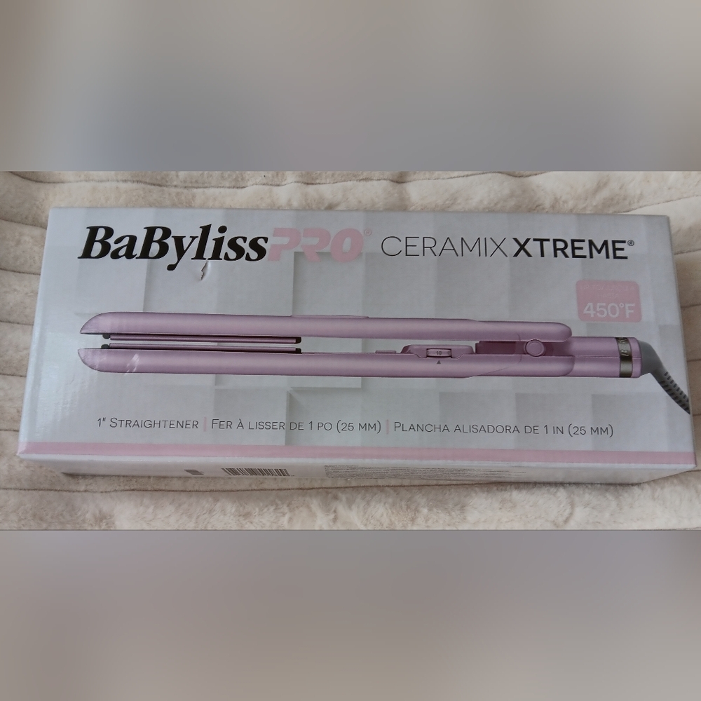 BaBylissPRO Lilac Hair Straightener